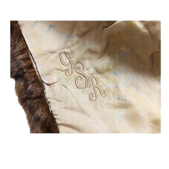 Hendricks Furs Label Authority Womens Mink Fur Jacket Brown A508135 Size M/L - Picture 6 of 10